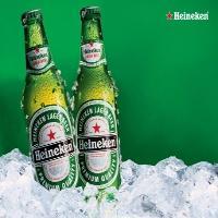 Heineken fles houdt bier vloeibaar tijdens het vriezen